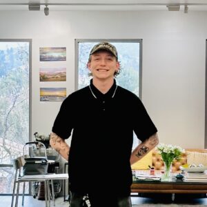 Portrait of Chandler Dangaard, Assistant Art Instructor