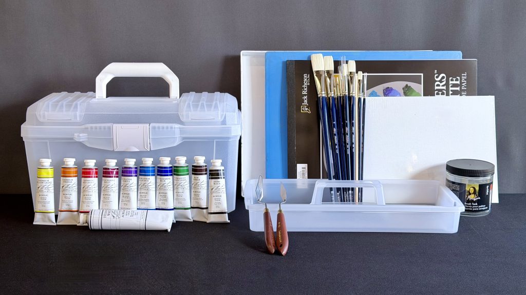 Fine art supplies at Raminfard School of Arts