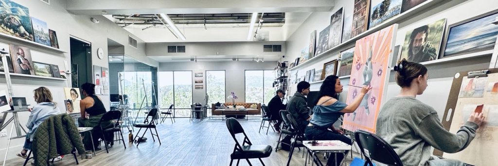 Drawing and painting art lessons