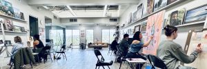 Drawing and painting workshops at Raminfard School of Arts